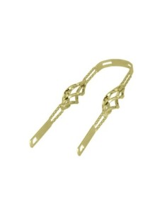 16 Cage Twisted Fender Braces Gold.